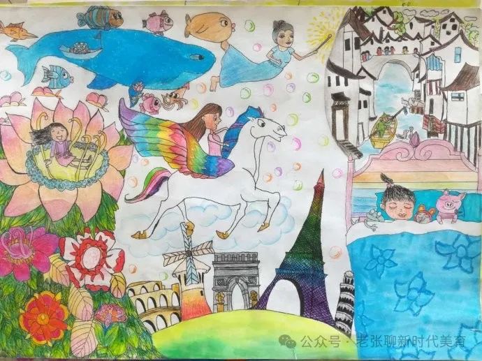 绘画创作《生活中的趣事》_儿童绘画生活中的趣事_画画中发生的趣事