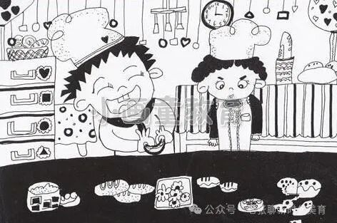 绘画创作《生活中的趣事》_儿童绘画生活中的趣事_画画中发生的趣事