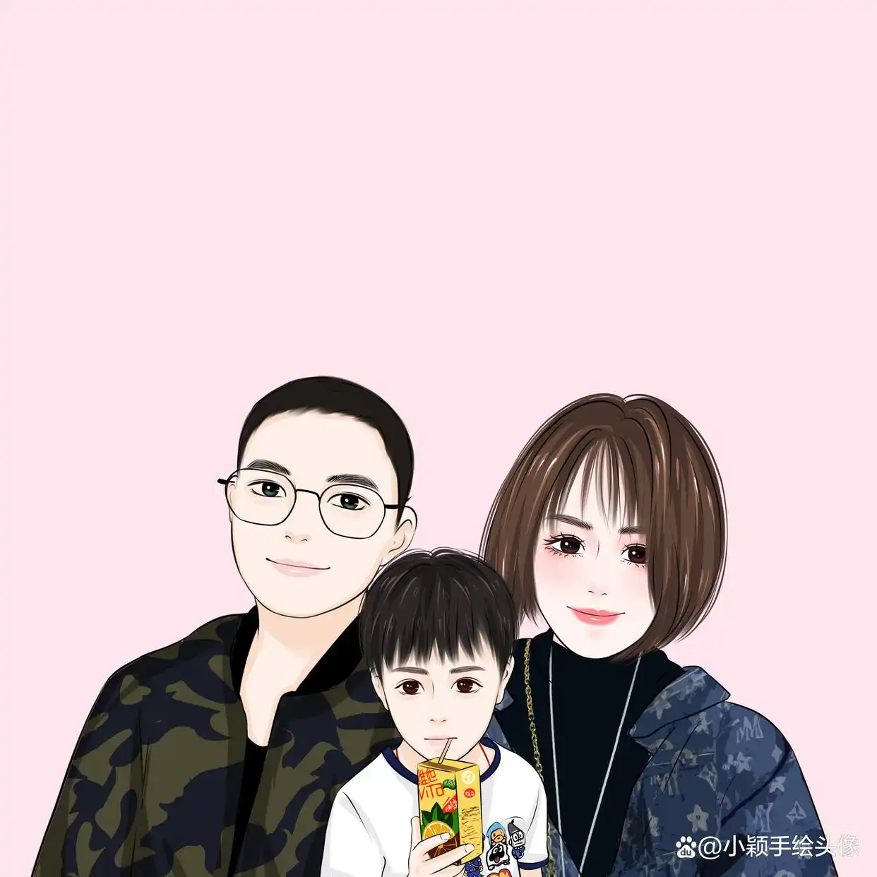 卡通温馨日常画家庭背景图_卡通温馨家庭图片_家庭温馨日常画卡通