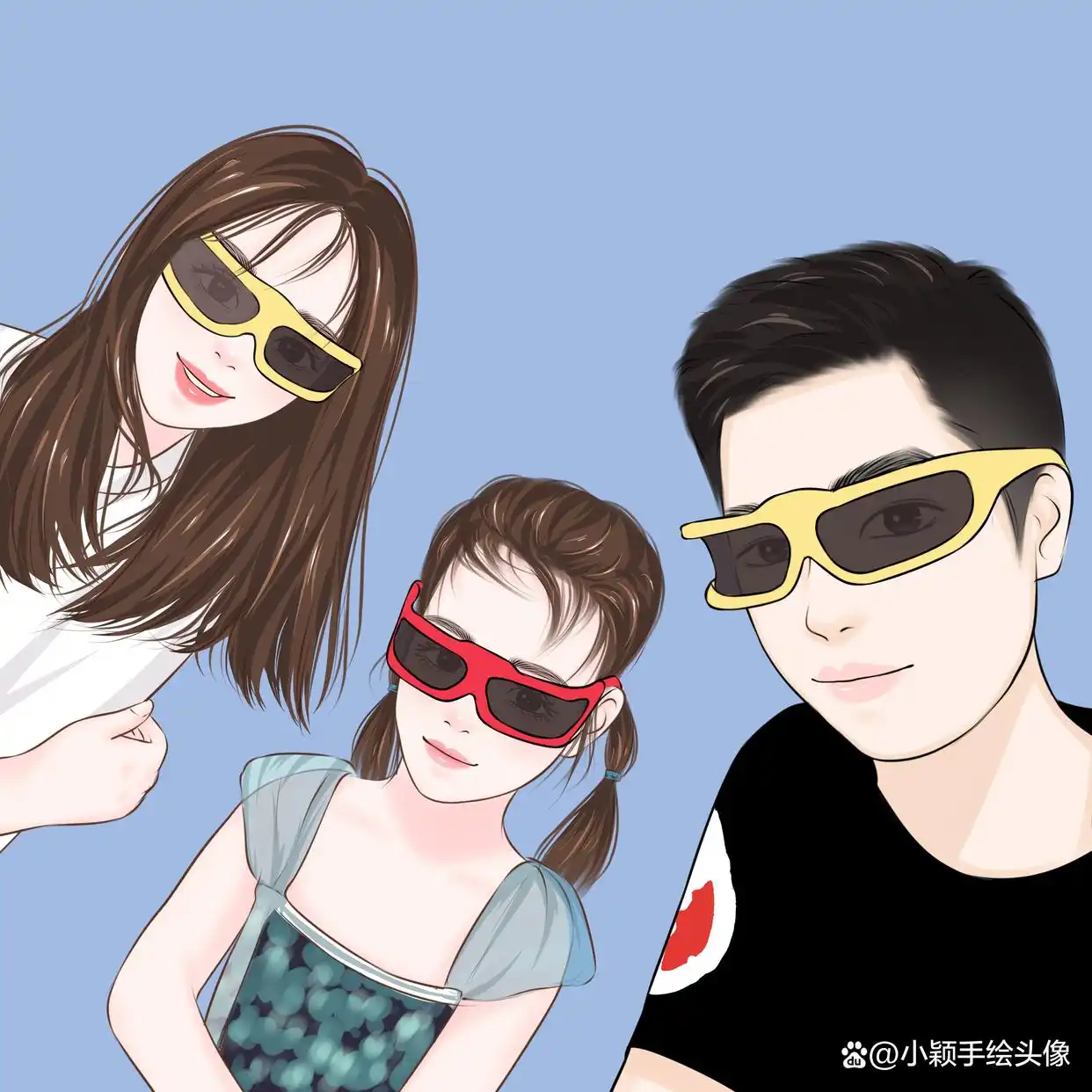 卡通温馨家庭图片_家庭温馨日常画卡通_卡通温馨日常画家庭背景图