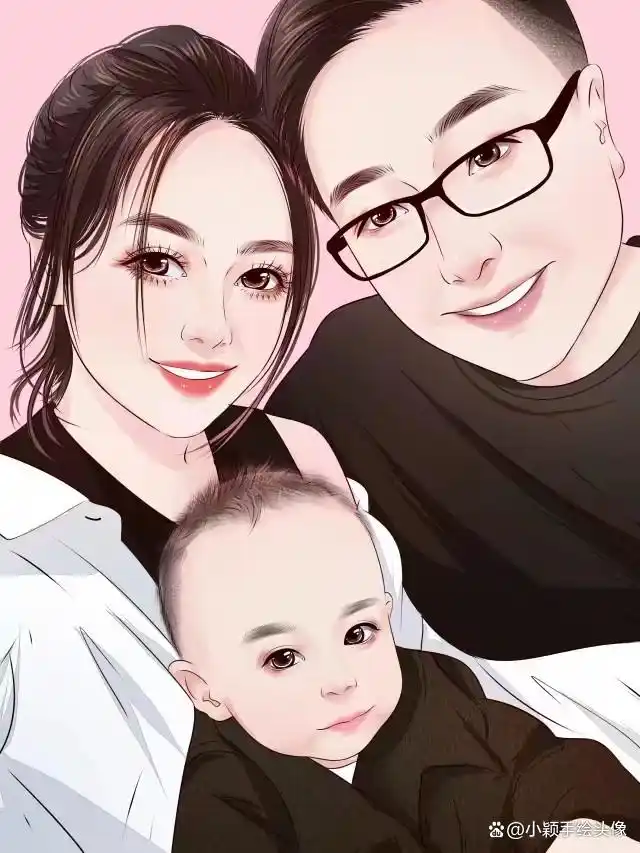 卡通温馨日常画家庭背景图_卡通温馨家庭图片_家庭温馨日常画卡通