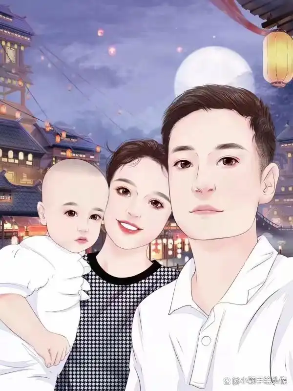 卡通温馨家庭图片_家庭温馨日常画卡通_卡通温馨日常画家庭背景图